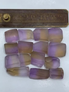 205,85 quilates excelente grado faceta ametrino áspero para lapidario, cortador de gemas - Imagen 1 de 6