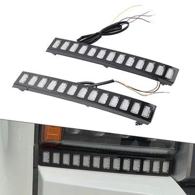 1 Pair Fog Light Daytime Running Lamps For Toyota Land Cruiser Prado LC250 24-25 - Image 1 of 4