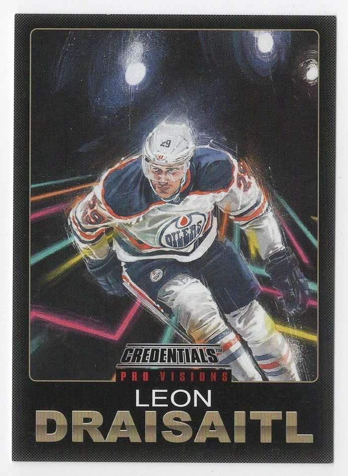 2022-23 Upper Deck UD Credentials Pro Visions #3 of 10 Leon Draisaitl - Image 1 of 1