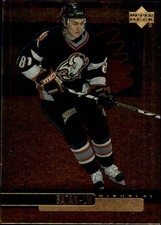 1999-00 Upper Deck Gold Reserve Buffalo Sabres Hockey Card #24 Miroslav Satan