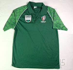 World Cup 2023 France Polo Shirt Men's XL Green Ireland National Rugby Union - Picture 1 of 6