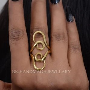 Arthritis thumb splint sterling silver, Handmade Jewelry Silver Ring, Gift Ring - Picture 1 of 8