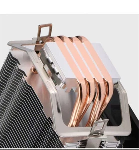4Pin 12V PC LED Lüfter RGB Heat-pipes CPU Kühler Radiator für Intel 1151/1155 - Afbeelding 1 van 13