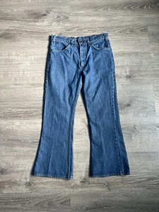 Vintage 70s/80s Levi’s Orange Tab Denim Bell Bottoms 646 Flare Hippie Disco31x27 - Picture 1 of 8