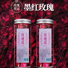 Rose tea  1*50g 沁花苑 玫瑰花冠墨红玫瑰花茶女生茶养生茶颜值平阴玫瑰50g罐装