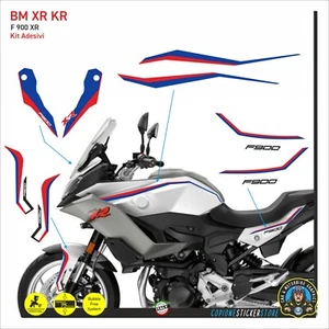 Kit Adesivi BMW F 900 XR Fianco Serbatoio Parafango Becco Anniversary Red KR - Picture 1 of 1