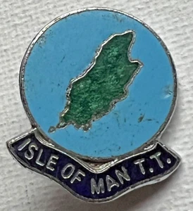 VINTAGE ISLE OF MAN T.T. PIN BADGE - MISSING PIN - Picture 1 of 4