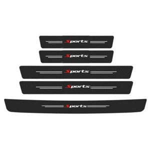 Car Rear Bumper Protector Trim Strip Trunk Door Sill Guard Scratch Pad Cover - Picture 1 of 12