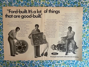 Oldtimer 1976 Ford Motor Company Bill Cosby Printanzeige Ford gebaute Qualität - Bild 1 von 9