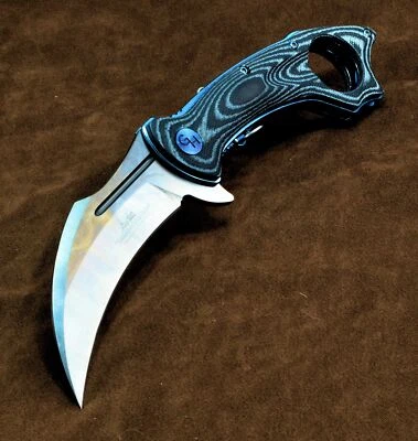 Hibben Warbird Folding karambit Tactical knife - Fast Ball Bearing Blade GH5103 - Image 1 of 3