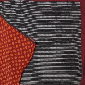 Vintage Multicolor Sarees 100% Pure Georgette Silk Printed Sari 5YD Craft Fabric - Picture 1 of 6