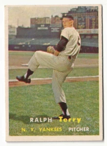 1957 Topps - Ralph Terry #391 (RC) - Picture 1 of 2