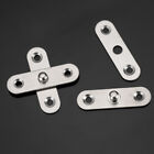 10x 360° Rotatable Stainless Steel Door Hinges for Furniture