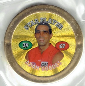 2008 AFL TOPPS GOLD POKER CHIPZ - (STAR PLAYER) Adam GOODES (SYDNEY) - Picture 1 of 1