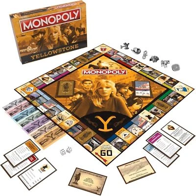 NEW UK Monopoly Yellowstone TV Show Edition Gaming Edlition Board Game Ages UK - Image 1 of 4