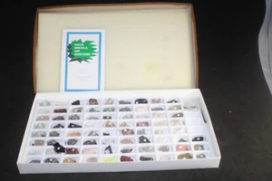 FREY SCIENTIFIC INTRO EARTH SCIENCE COLLECTIOIN ROCK MINERAL LEARNING 75PC LOT - Picture 1 of 7