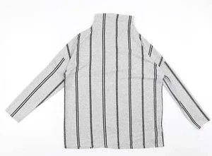 F&F Womens Grey High Neck Polyester Blend Jumper Size 12 - Picture 1 of 12