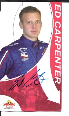 ED CARPENTER SIGNED / Autographed hero card Indy Car RED BULL Racing - Image 1 of 3
