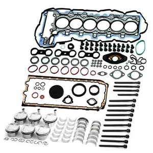 N52 2.5L Engine Overhaul Rebuild Kit CR 9.7:1 for BMW 323i 523i E60 E83 E85 E90 - Picture 1 of 8