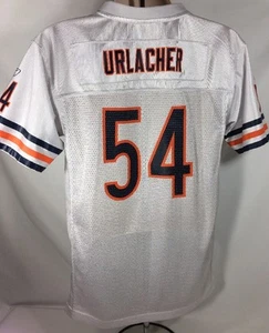 Chicago Bears Brian Urlacher Trikot 54 weiß auf Feld NFL Equipment XL Schaden - Bild 1 von 12