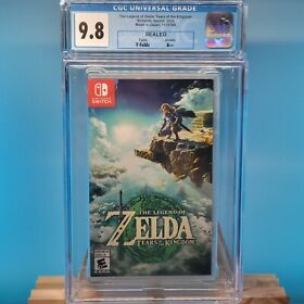 Zelda Tears of the Kingdom Nintendo Switch Sealed 1st Print CGC 9.8 A++ Graded