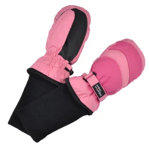 SnowStoppers Extra-Long Cuff 2-Tone Nylon Mittens for Ages 6 months -12 years  - Picture 1 of 19