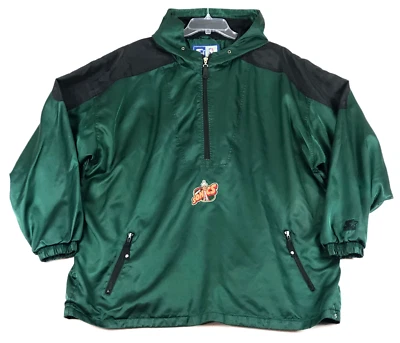 Chaqueta cortavientos vintage Seattle Super Sonics Starter 1/2 cremallera anorak para hombre 2XL Foto 1 de 4