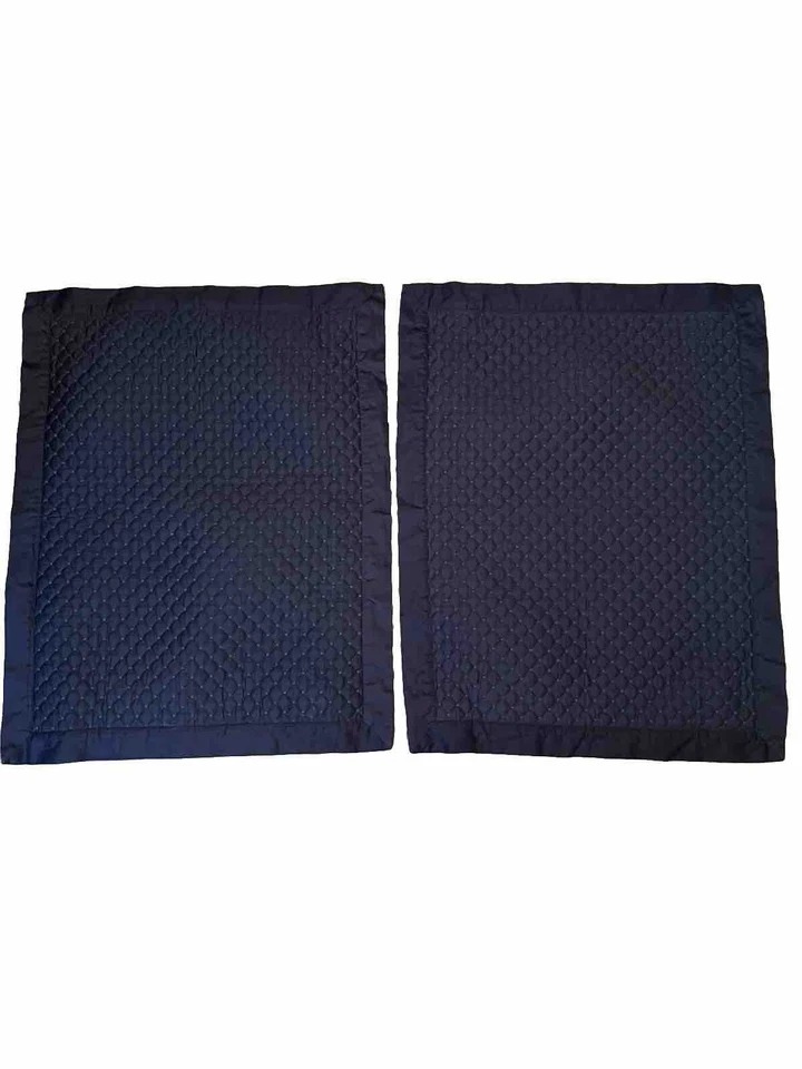 DAMASK BY CHARTER CLUB AZUL MARINO PATRÓN DIAMANTE ACOLCHADO EURO CAMA ALMOHADA SHAM Estándar Foto 1 de 4