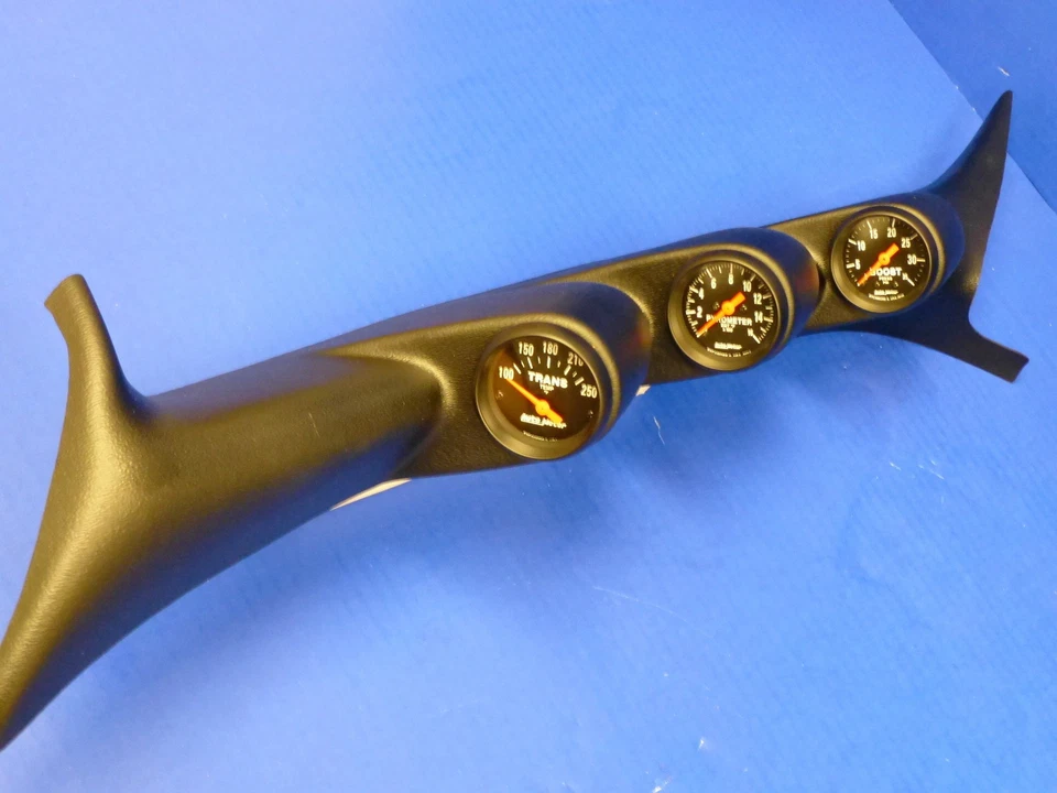 Auto Meter Ford Super Duty Diesel  Powerstroke Triple Gauge Pillar Pod 1999-07 - Image 1 of 4