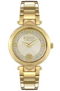 NEW Versus Versace Women' Covent Garden Gold 36mm Bracelet Watch VSPCD1G21 - Picture 1 of 4