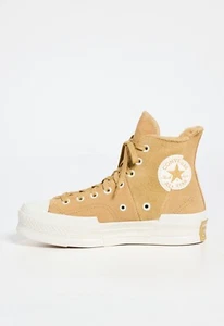 New Converse Chuck Taylor All Star Platform Women's Sneakers Tan Size 8.5 - Picture 1 of 13