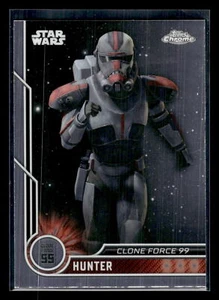 2023 Topps Chrome Star Wars #81 Hunter Clone Force 99 Mint+ New - Picture 1 of 2
