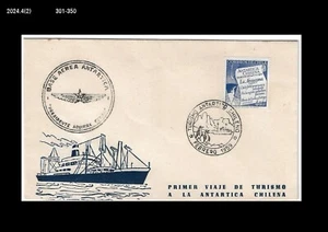 Antarctica,Science,Bird,Penguin,Wildlife,Ship,Science,Chile 1959 Cover,FDC - Picture 1 of 1