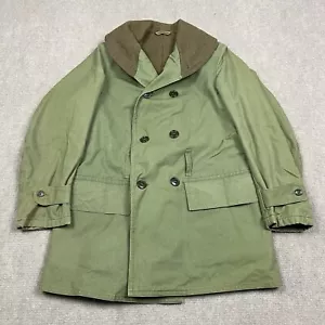 Vintage 40s WW2 Jeep Coat Mackinaw Jacket M1938 Size 38 Wool Lined Military USGI - Picture 1 of 13