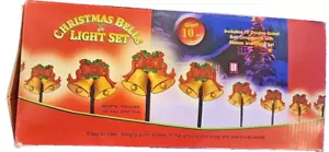 Weihnachtsglocken Licht Set Rasenpfähle Urlaub Weg Lichter 10er Set (T88) - Bild 1 von 9