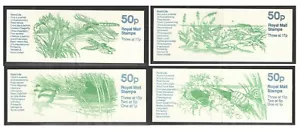 FB32 to FB36 Pond Life Series 50p folded booklets. Each sold separately. - Picture 1 of 6