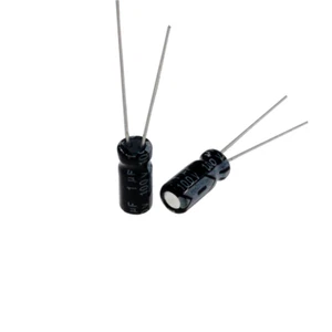 100pcs 1uF 100V 1MFD 100Volt 5*11mm Condensatore Elettrolitico Alluminio NUOVO - Foto 1 di 4