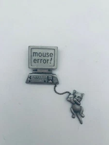 Carina spilla errore mouse - con gattino, mouse e computer - Foto 1 di 3