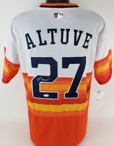 Jose Altuve Signed/Autographed Houston Astros Jersey (JSA COA) - Picture 1 of 5