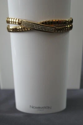 Nomination Extension Bracelet Glitter Edition Gold Clear Swarovski 043214/024 - Image 1 of 3