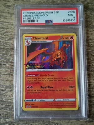 Charizard - (Prerelease) SWSH066 SWSH: Sword & Shield Pokemon Promo Card PSA 9 - Image 1 of 2