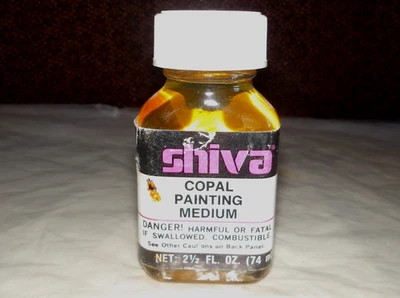 Pintura Shiva Copal Mediana 2 1/2 fl. De Colección Sin Usar oz. 74 ml. Foto 1 de 4