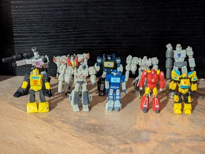 Transformers Mini Figures Lot of 10 Hasbro My Busy Books & Mixed Set Decepticons - Image 1 of 4