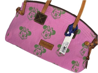 Cartera Cartera Disney Dooney & Bourke Minnie Mouse Rosa Verde Nueva con Etiquetas Limitada Foto 1 de 4