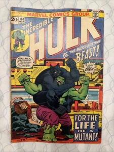The Incredible Hulk #161 (Marvel Comics März 1973) Beast & Death Of Mimic - Bild 1 von 6