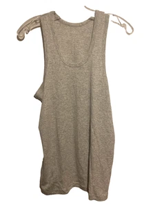 Unbranded Tank Top Size Large US (XXL China) Heather Gray Knit NWOT - Picture 1 of 3