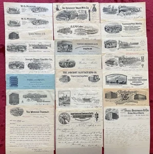 890-1905 NEW YORK & NEW JERSEY COMPANY LETTERS - MACHINERY - PAPER MILLS - COAL - Bild 1 von 7