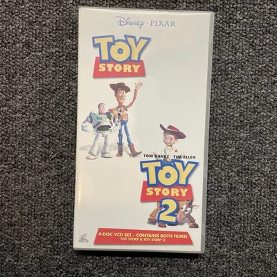 Toy Story & 2 1995 4 disc set Video CD very VERY RARE VCD - Image 1 of 4