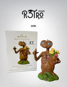 2012 E.T. The Extra-Terrestrial 30th Christmas ET Hallmark Ornament - Bild 1 von 2