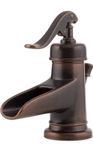 Pfister F-042-YPOU Ashfield Single Control 4" Bathroom Faucet in Rustic Bronze - Picture 1 of 7